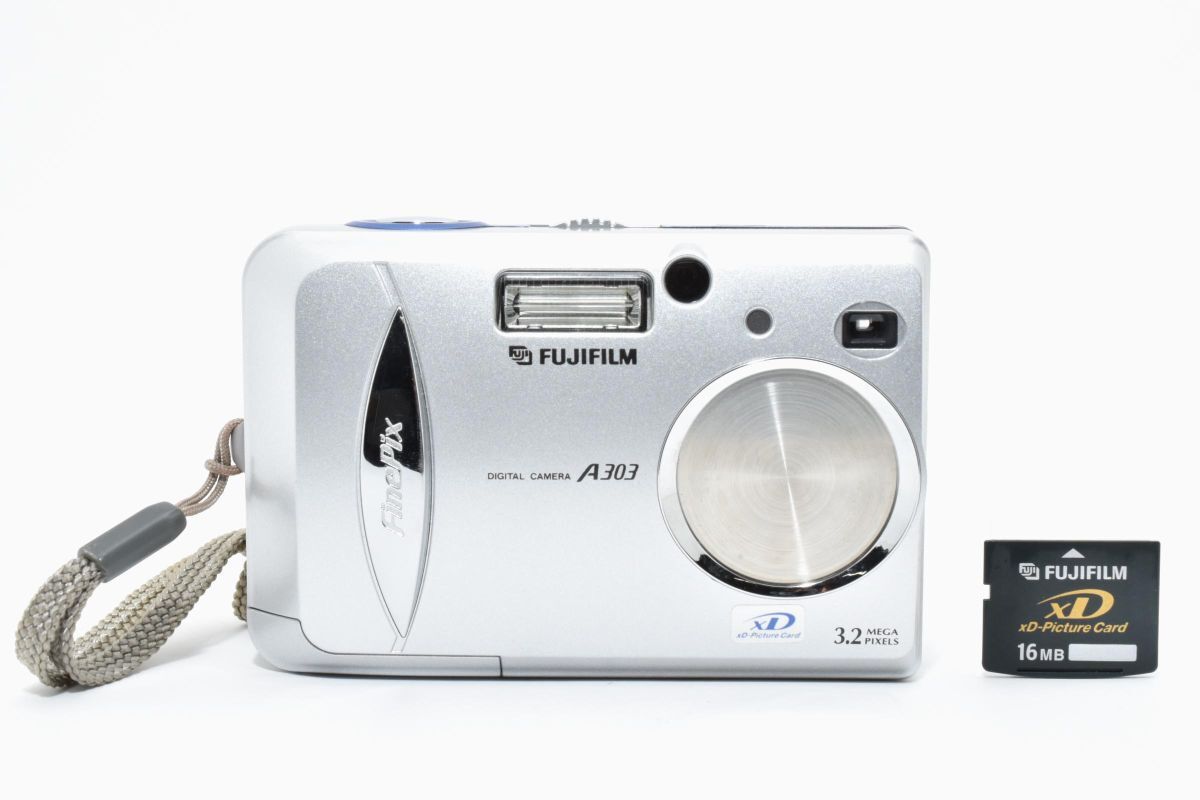 【カード付き】 FUJIFILM 富士フィルム FinePix A303 コンパクトデジタルカメラ コンデジ #4247