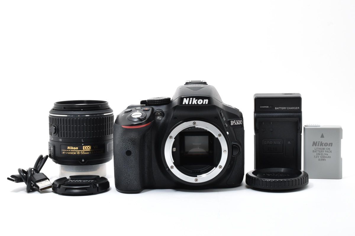 【大人気】 Nikon ニコン D5300 レンズキット デジタル一眼レフカメラ #B49