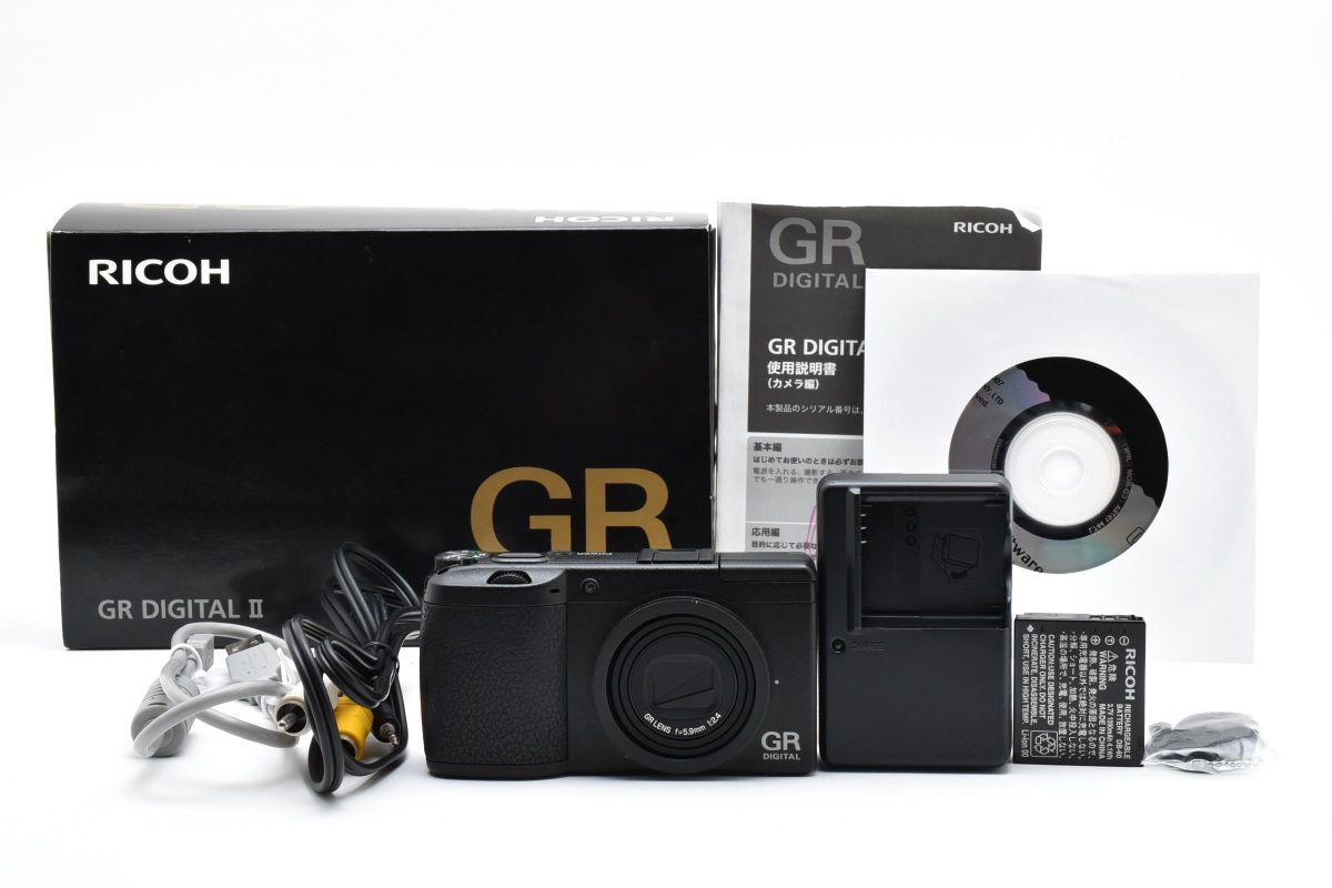 【箱付き・ショット数わずか約1700回】 RICOH リコー GR DIGITAL Ⅱ 2 コンパクトデジタルカメラ コンデジ #4262