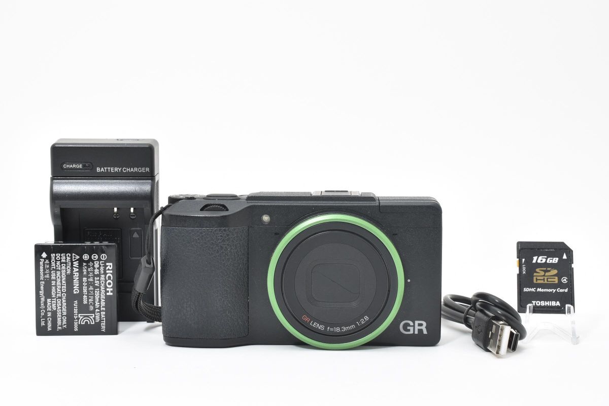 【希少・カード付き】 RICOH リコー GR II 2 コンパクト デジタルカメラ コンデジ #4210