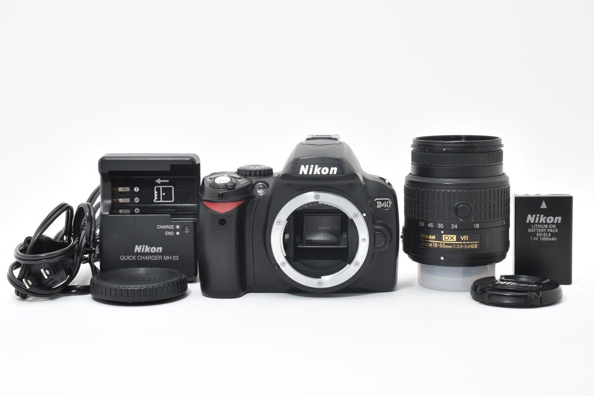【大人気】 Nikon ニコン D40 レンズキット デジタル一眼カメラ　　 #4302