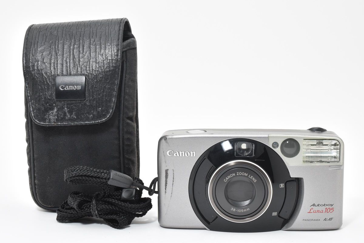 【ケース付き】 Canon キャノン Autoboy Luna 105 オートボーイ コンパクト フィルムカメラ #4309