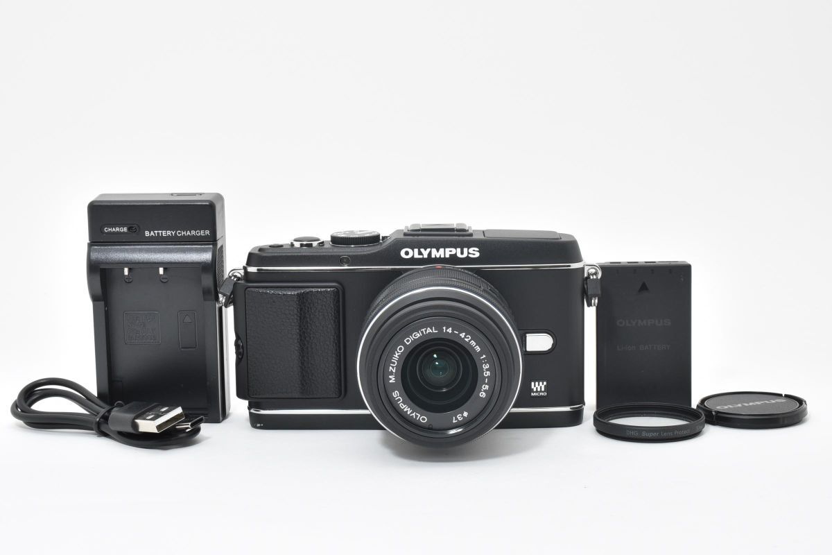 【希少】 OLYMPUS オリンパス PEN E-P3 レンズセット ミラーレス一眼カメラ #55-8