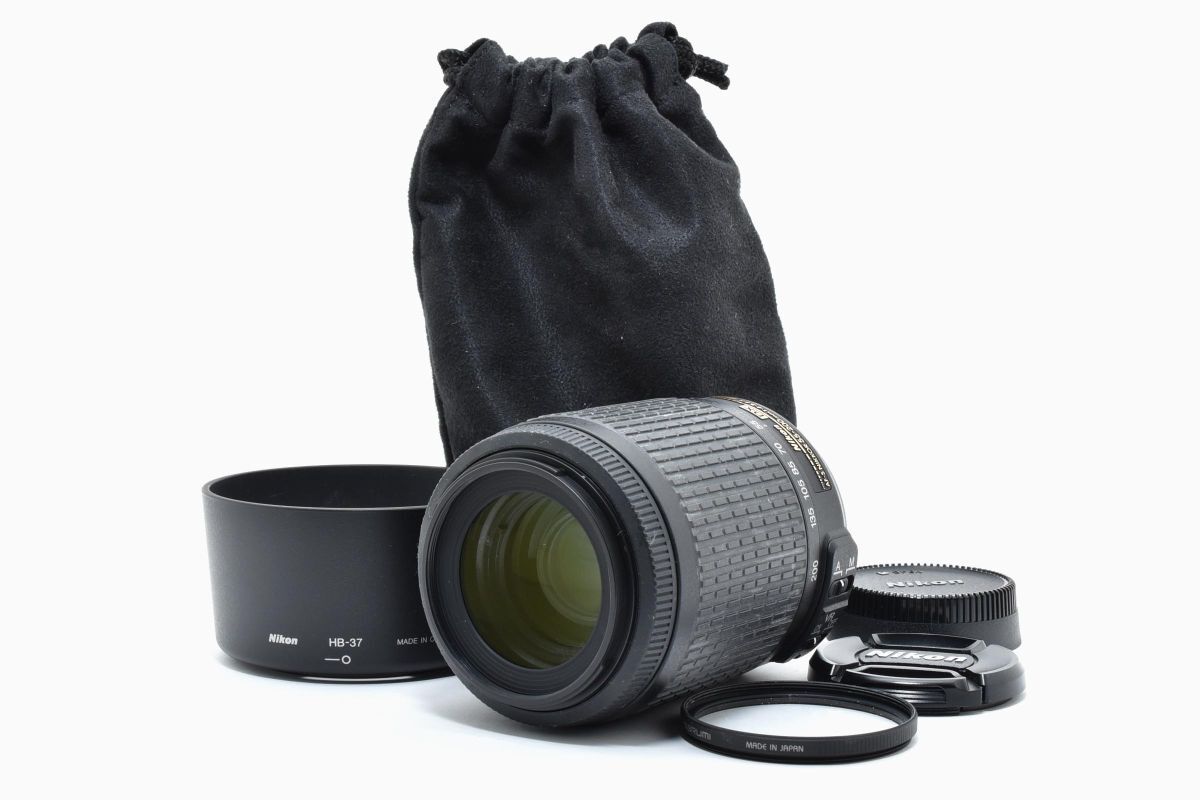 【動作好調】 Nikon ニコン AF-S DX NIKKOR 55-200mm F4-5.6 G ED VR レンズ デジタル一眼カメラ #42-1B