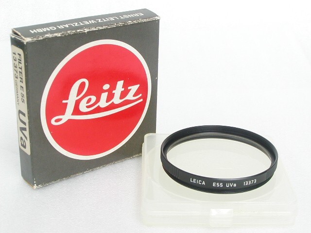 【希少・元箱付き】 LEICA ライカ E55 uva 13373 フィルター レンズ フィルムカメラ #4249