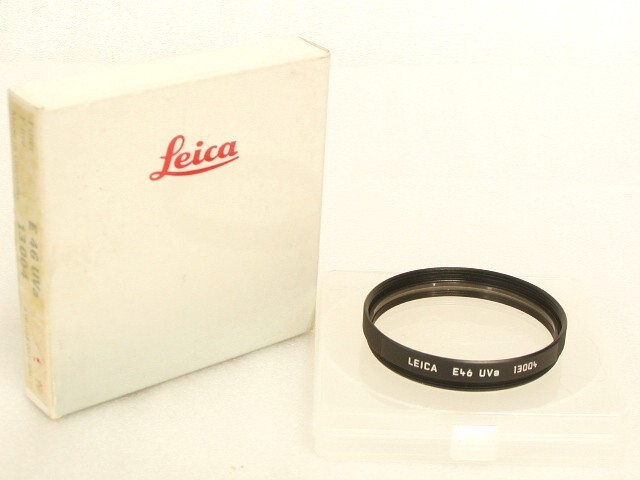 【希少・箱付き】 LEICA ライカ E46 uva 13004 フィルター レンズ フィルムカメラ #4250