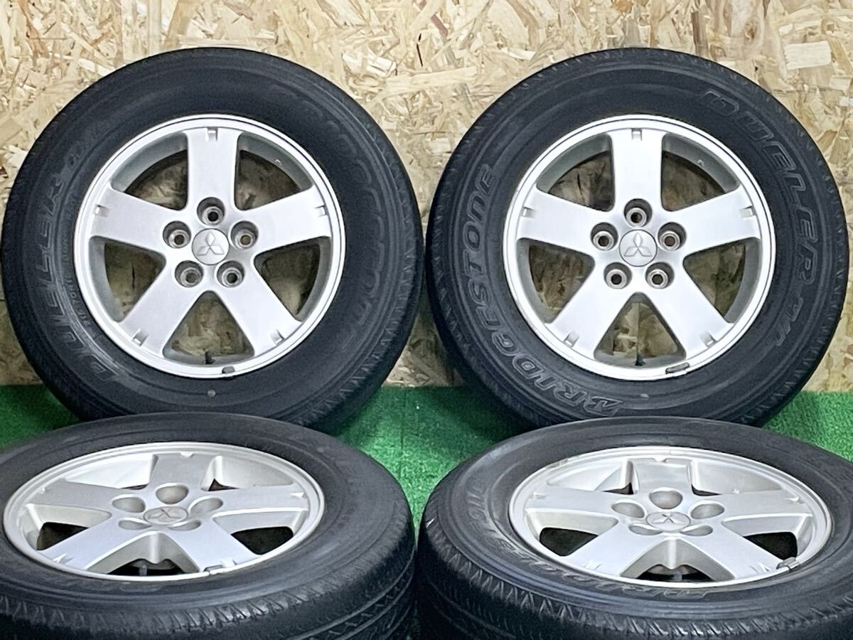 【即決品！！】ミツビシ デリカ D:5 純正 16in 6.5J +38 PCD114.3 ブリヂストン デューラー H/L 215/70R16 車検 交換 MITSUBISHI 即納可能