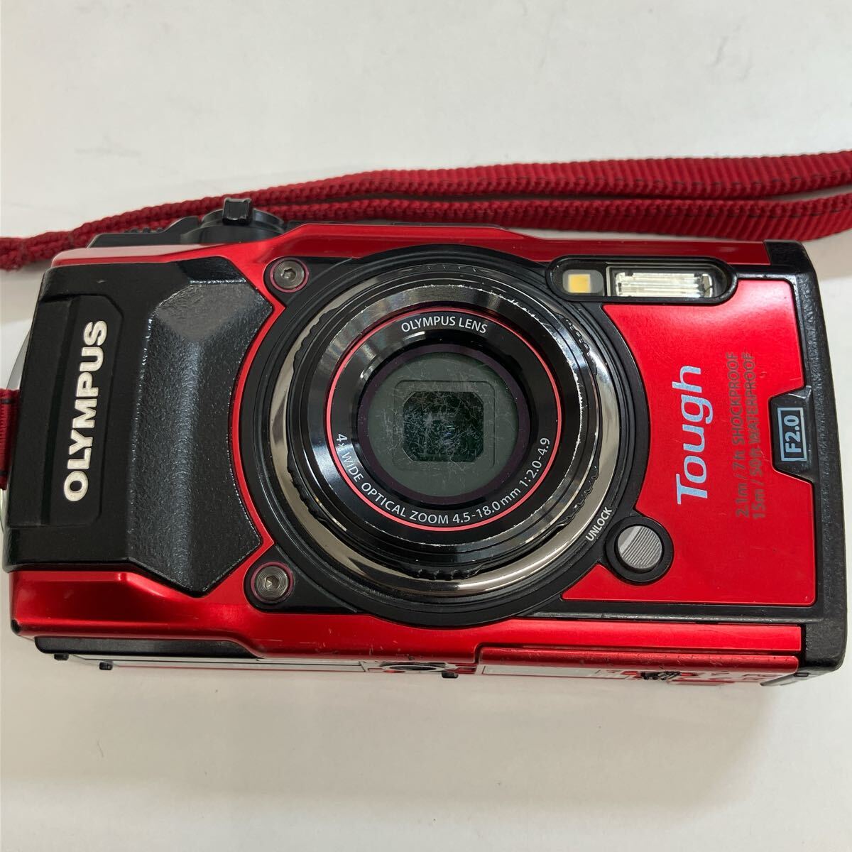 OLYMPUS オリンパス TG-5 コンパクトデジタルカメラ コンパクト Tough TOUGH カメラ デジカメ 動作確認済み レッド【9510】