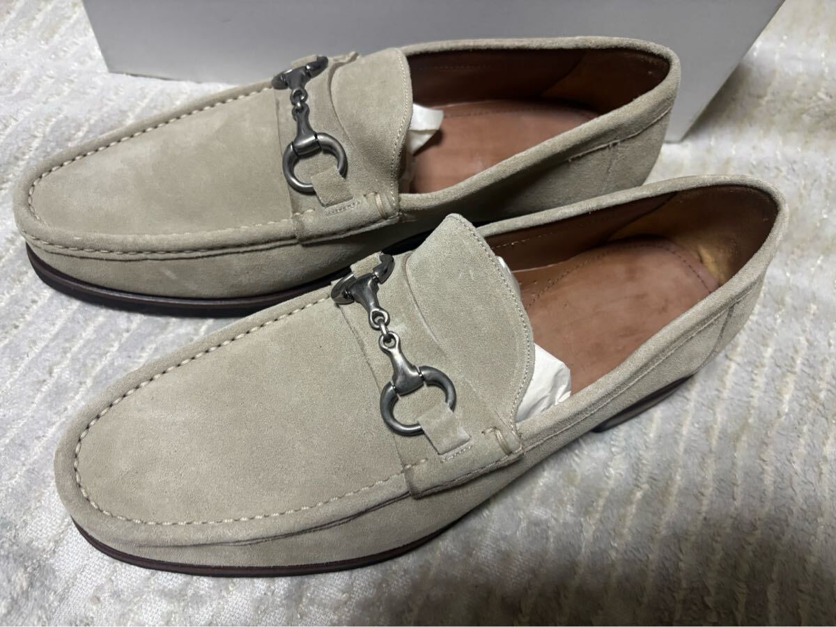 新品　未使用　イタリア製　カルツォレリアトスカーナ　ローファー　スエード　9