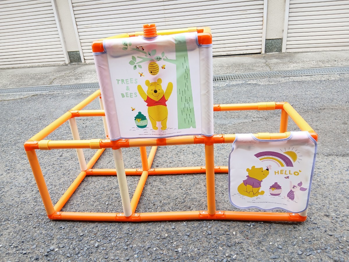 #1932 くまのプーさん 折りたたみ ジャングルジム 室内遊具/和歌山県にて引き取り大歓迎
