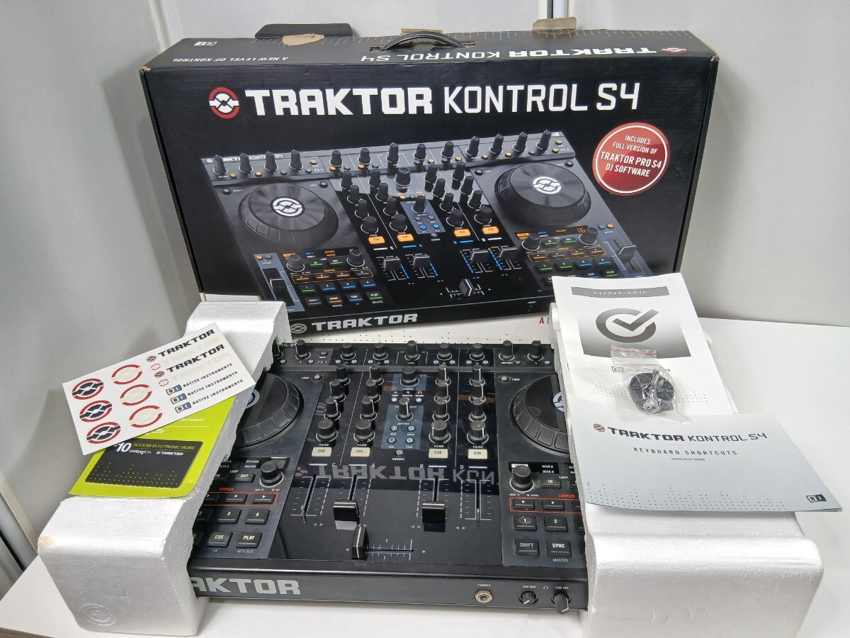 #1969 TRAKTOR KONTROL S4 DJコントローラー NATIVE INSTRUMENTS/和歌山県にて引き取り大歓迎