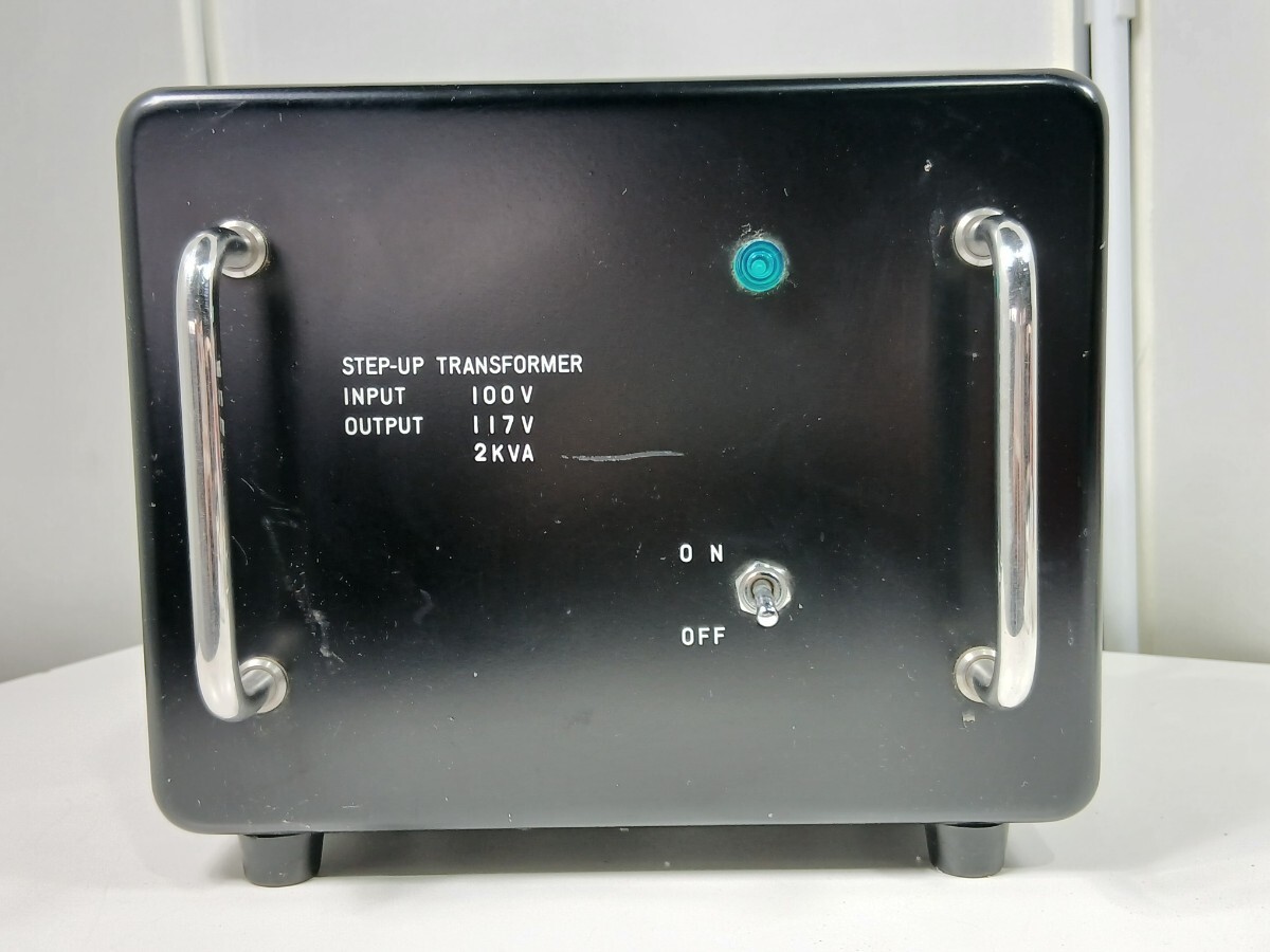 #1995 トランスフォーマー 昇圧電源トランス STEP-UP TRANSFORMER ステップアップトランス AC100→117V 大容量/和歌山県にて引き取り大歓迎