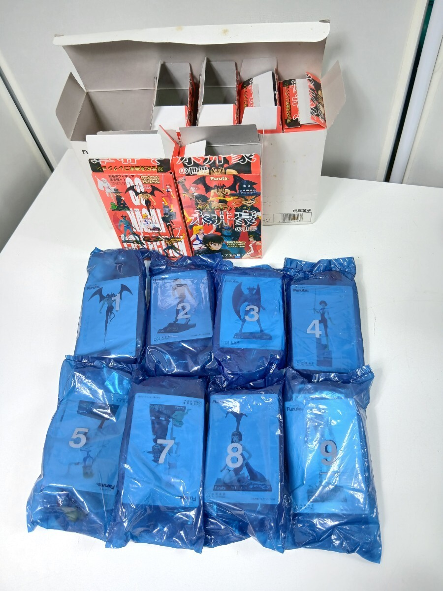 #1964 永井豪の世界 20世紀漫画家コレクション 食玩 フィギュア シークレット含む８種セット/和歌山県にて引き取り大歓迎