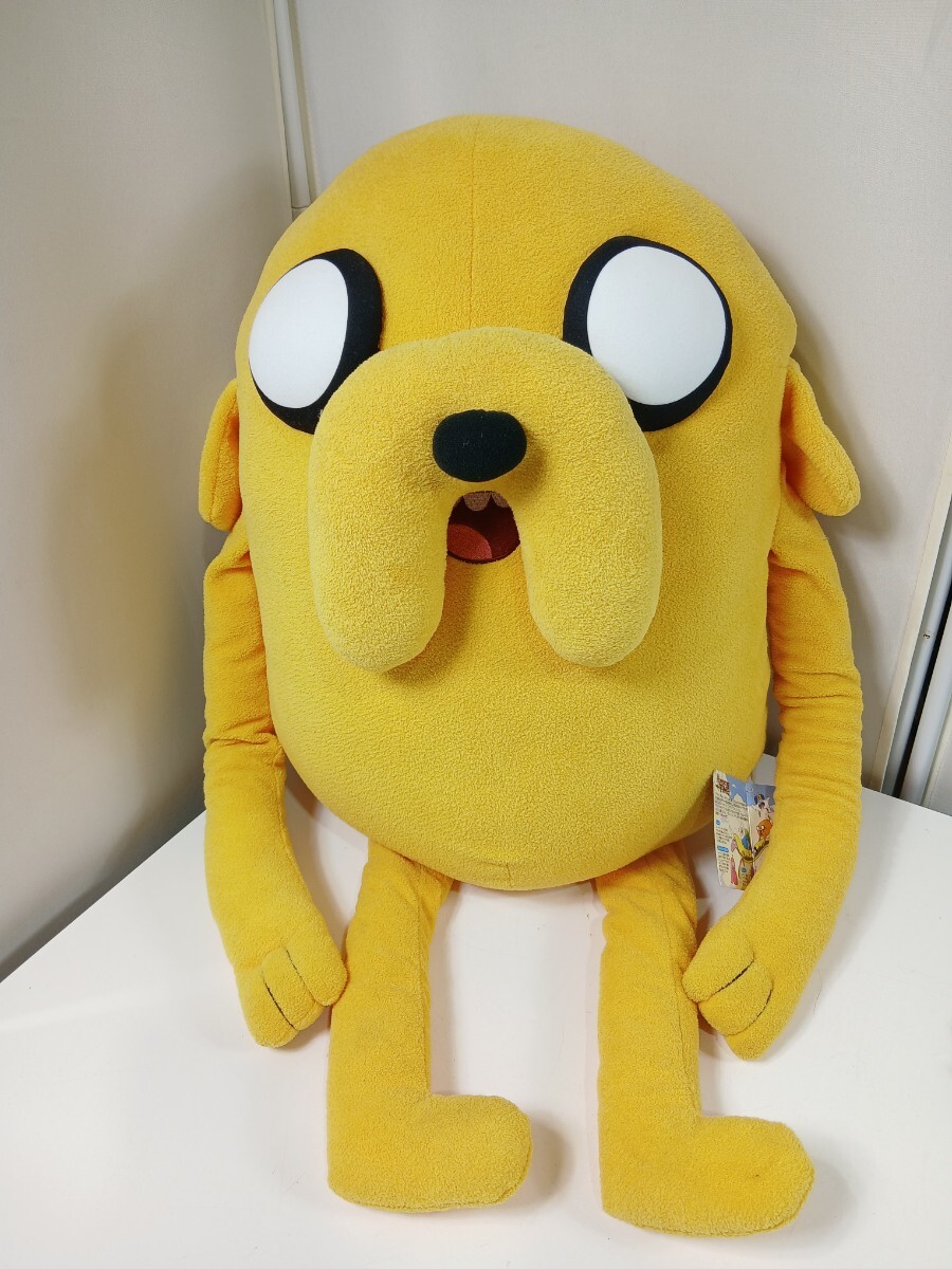 #2030 アドベンチャータイム ジェイク LLサイズ ぬいぐるみ BIG 全長80cm程 タグ付き/和歌山県にて引き取り大歓迎