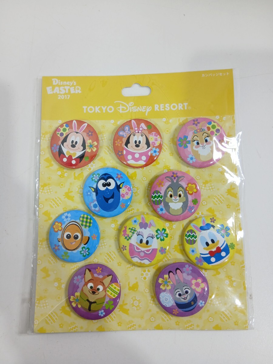 #2085 ディズニー 2017 Easter イースター 東京ディズニーリゾート 缶バッジ 缶バッジセット/和歌山県にて引き取り大歓迎