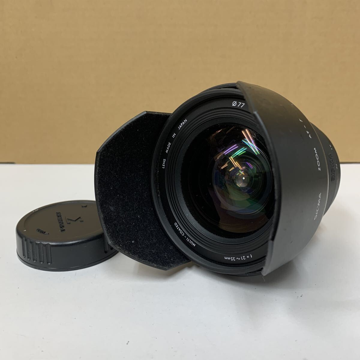 SIGMA ZOOM -γ 21 - 35mm 1:3.5-4.2 MULTI-COATED φ77 シグマ カメラレンズ ソニー、ミノルタ用 未確認 LENS 125