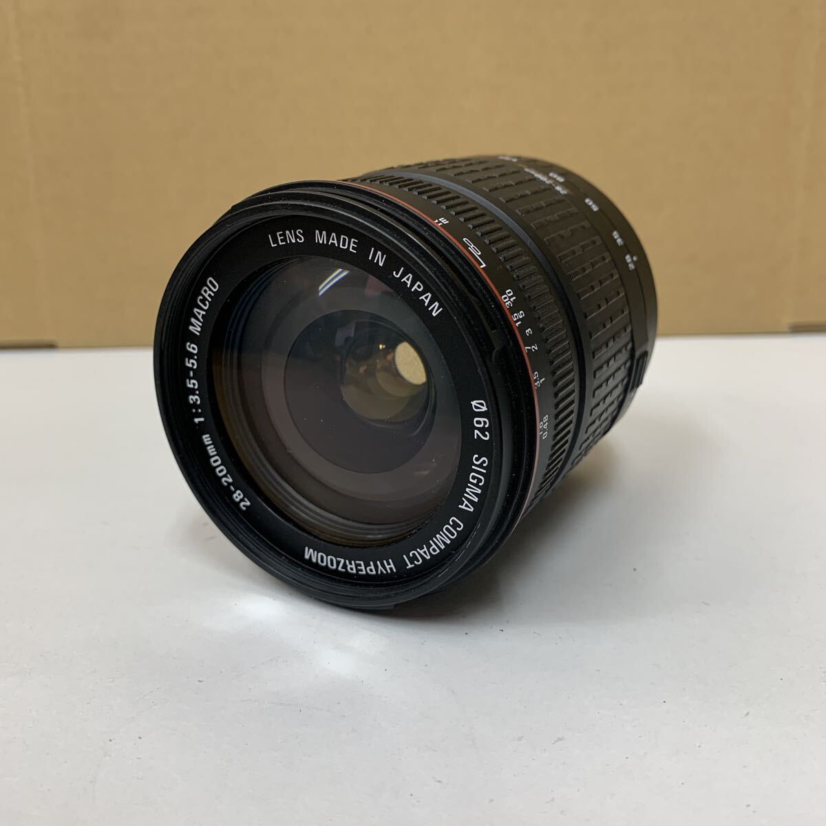 SIGMA COMPACT HYPER ZOOM 28 - 200mm 1:3.5-5.6 MACROφ62 シグマ カメラレンズ キヤノン用 未確認 LENS 135