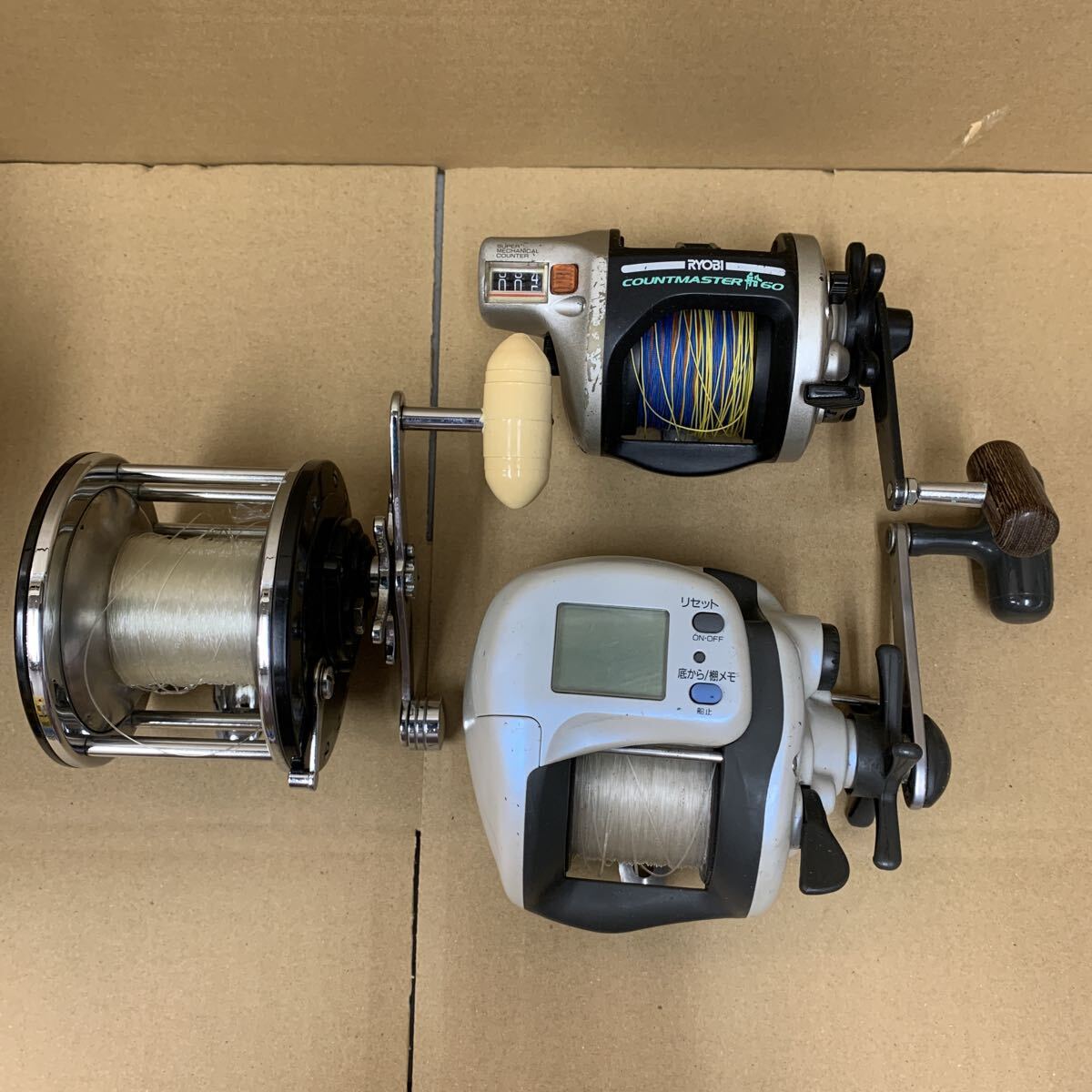 まとめて RYOBI Penn スーパータナセンサー リール 3個セット 未確認