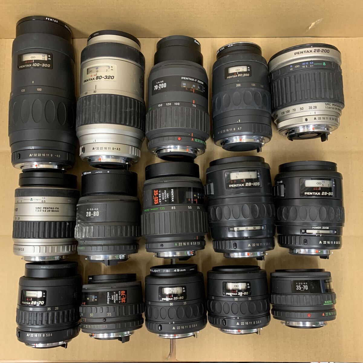 まとめて PENTAX ペンタックス カメラレンズ ペンタックス用 未確認 SET 101