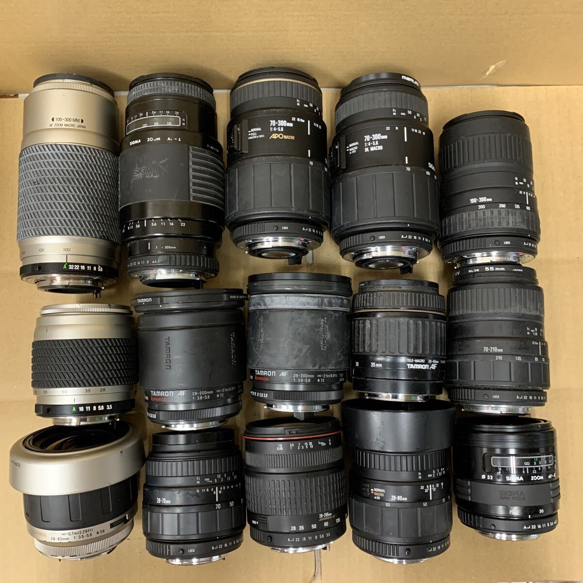 まとめて SIGMA TAMRON Tokina シグマ タムロン トキナー カメラレンズ ペンタックス用 未確認 SET 105