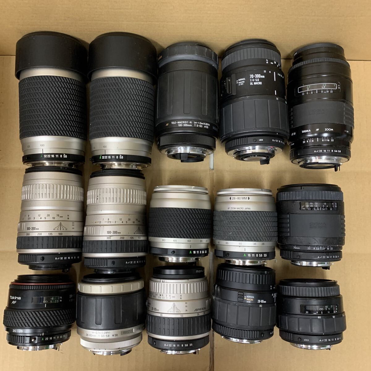 まとめて SIGMA TAMRON Tokina シグマ タムロン トキナー カメラレンズ ペンタックス用 未確認 SET 106