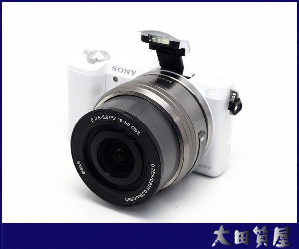 26)質屋出品☆SONY デジタル一眼カメラ/レンズ/α5100パワーズームレンズキット 約2430万画素 Wi-Fi 中古 1円～売り切り