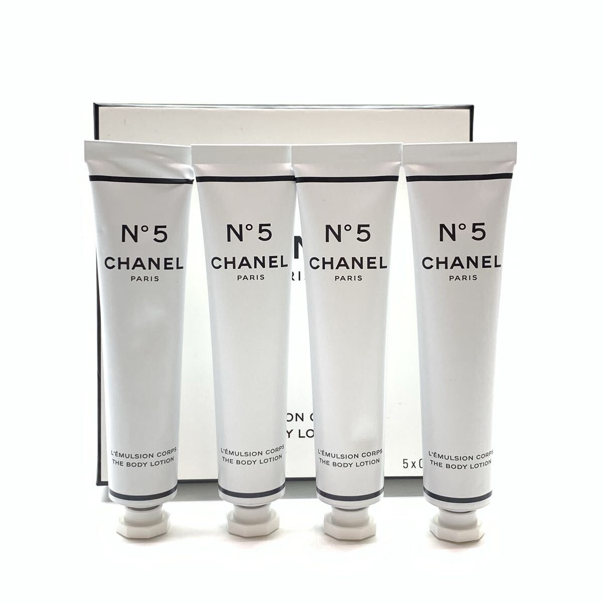 CHANEL シャネル N°5 ザ ボディ ローション チューブセット ボディ用乳液 20ml 4本 ボディケア ボディクリーム コスメ 管理RY26001974