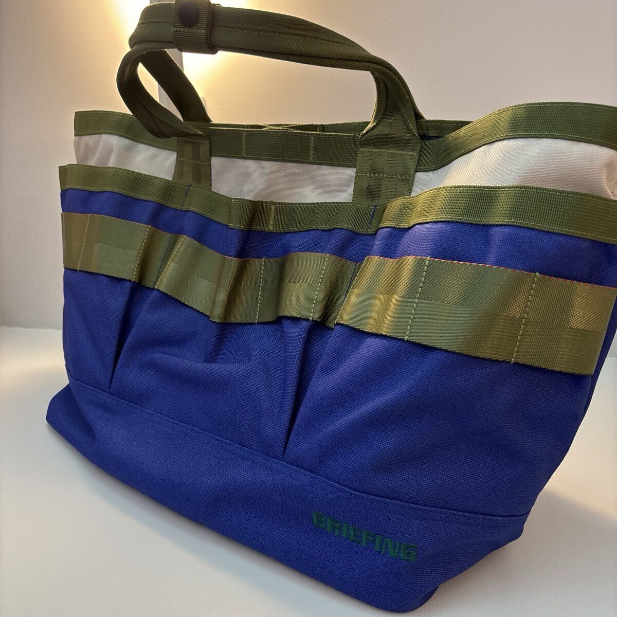 【超美品】ブリーフィング　ゴルフ　briefing golf トートバッグ　ブルー　青