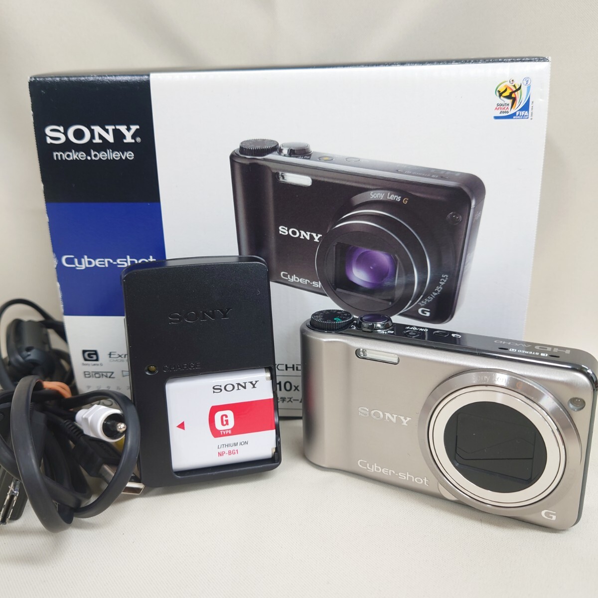 SONY ソニー Cyber-shot DSC-HX5V コンパクトカメラ デジタルカメラ 箱・HDMI変換アダプター付き