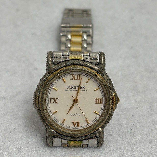 SCRIPTER メンズウォッチ　クォーツ ジャンク 詳細不明/現状渡し
