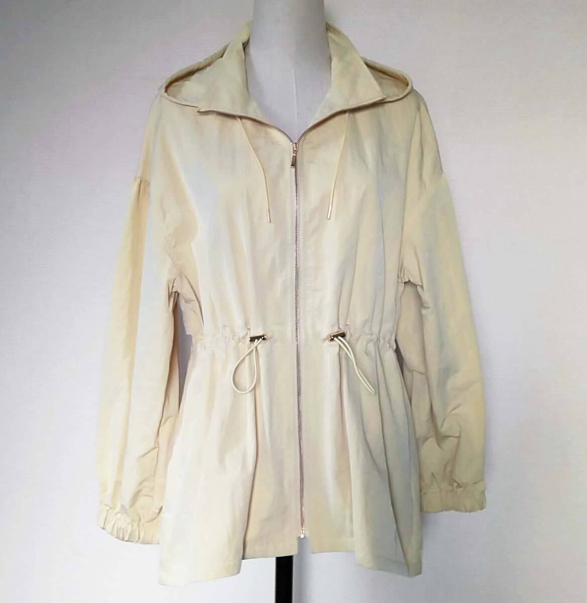 quot コウト ライトイエロー系 フーデッド/フード付きスタンドカラーコート/ジャケット M