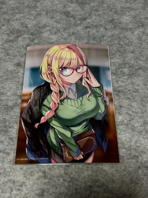 【F-4③】ギャル嫁の秘密 　クドゥー　COAMIX ZENON COMICS　ブロマイド　イラスト カード 