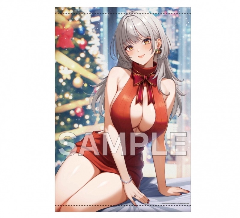 【未開封 特典のみ】クセ強彼女は床にいざなう　3　B2　タペストリー　ゲーマーズ　限定版