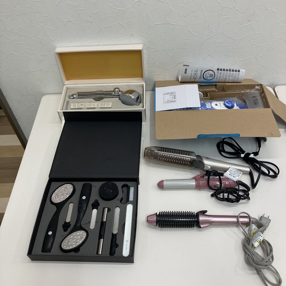 ヘアアイロン 美容機器 TESCOM シャワーヘッド　家電　６点セット