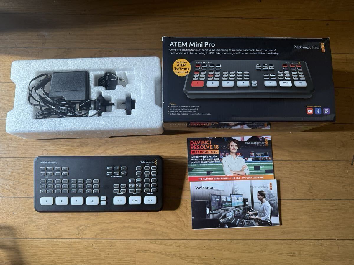 ATEM Mini Pro HDMIスイッチャー Blackmagic ブラックマジックデザイン