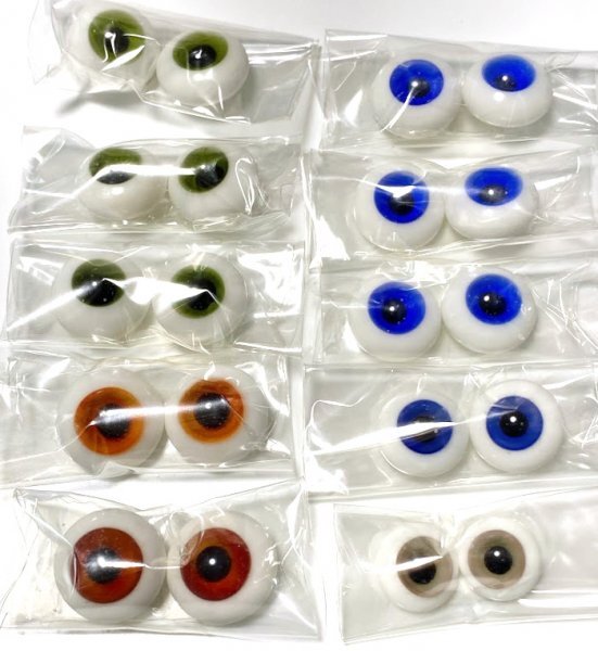 ★未使用 ハンドメイド◎グラスアイ8セット