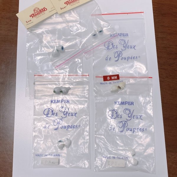 ★未使用 ハンドメイド◎プラスチックアイ 6セット(ハンドメイド用）