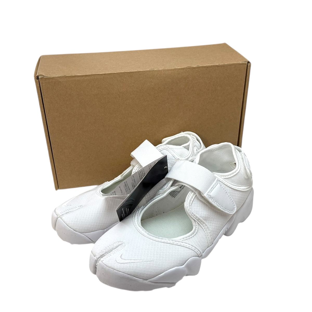未使用 Nike Women's Air Rift Breathe "White/Pure Platinum" 23cm DN1338-100