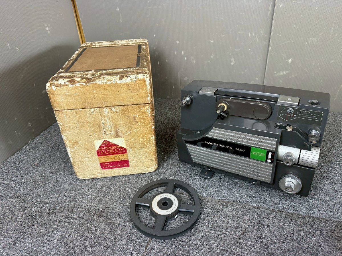 NB030047◆FUJIFILM　富士フィルム◆フィルム映写機　FUJICASCOPE M30 フジカスコープ 現状品 コレクション ※ジャンク 直取歓迎！