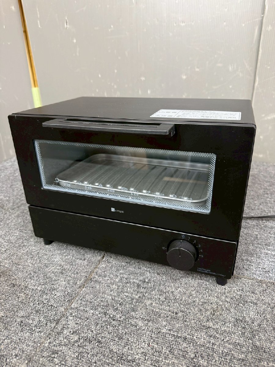 NB030042◆NITORI　ニトリ◆オーブントースター 2025年製 N simple 2枚焼き AC2C01 50/60Hz 直取歓迎！