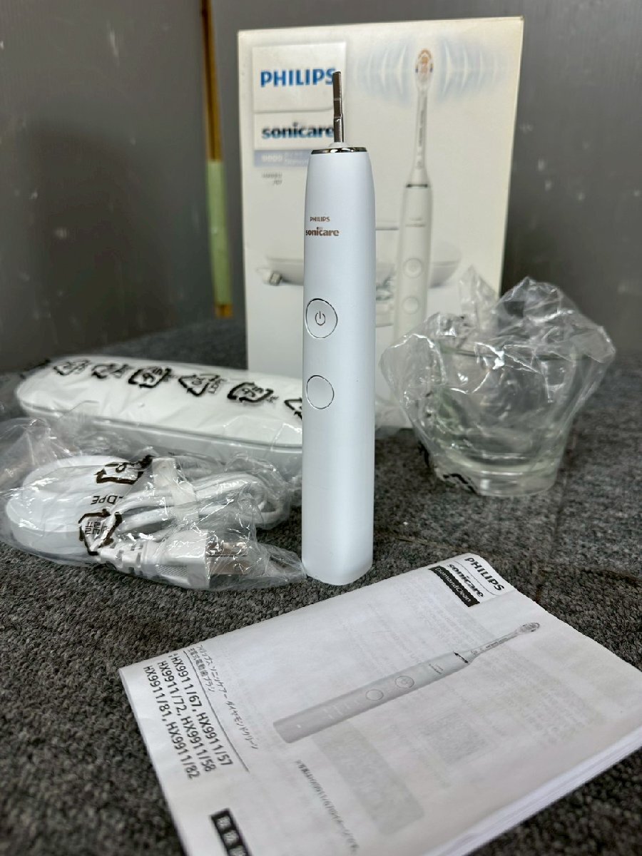 NB030157◆PHILIPS フィリップス◆未使用品 充電式音波電動歯ブラシsonicare ソニッケアー 9000 HX9911/67 直取歓迎！