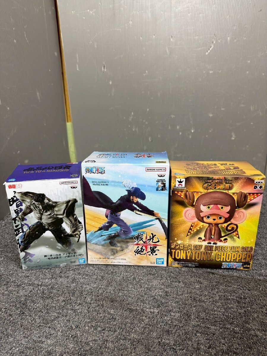 NB030213◆プライズフィギュア まとめ◆未開封品 ONE PIECE ワンピース 幽遊白書 戸愚呂弟 100％ チョッパー ミホーク 直取歓迎！