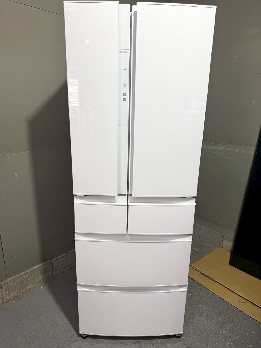 NB030223◆MITSUBISHI　三菱◆ノンフロン冷凍冷蔵庫 MR-R46F 両開き 2020年製 6ドア 462L 直取歓迎！