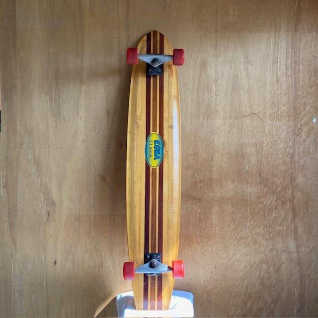 当時物 レア ビンテージ KONA CLASSIC 木製 コナ クラシック ロングスケートボード 全長121cm ロンスケ ロングボード サーフィン スケボー