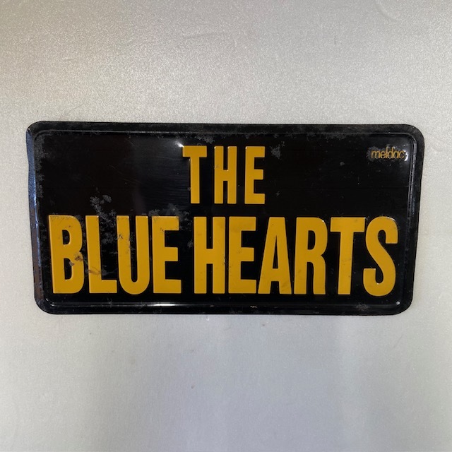 当時物 ビンテージ レア 非売品!? ザ・ブルーハーツ THE BLUE HEARTS プレート meldac オフィシャル 1枚 ノベルティー グッズ 