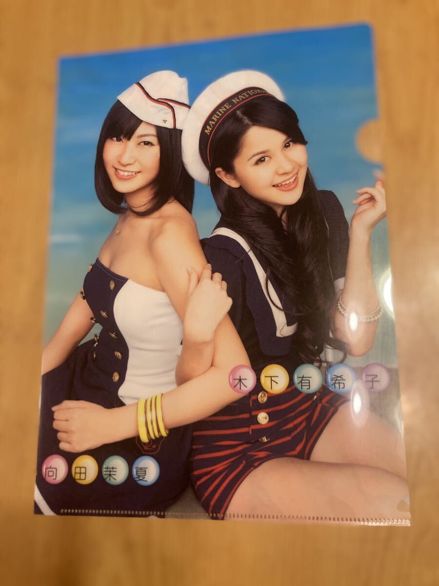 向田茉夏 木下有希子 クリアファイル MARINE NATION