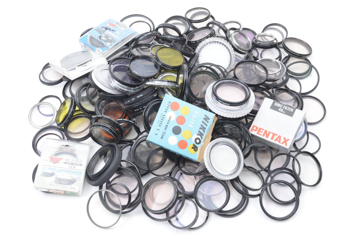 ★大量 300枚 まとめ売り★ KENKO /CANON /Toshiba /NIKO /OLYMPUS 他 フィルター 偏光 保護 #091 #017 #1869