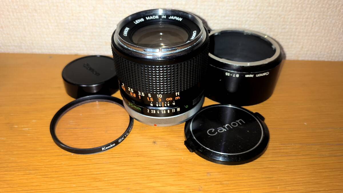 canon FD 35mm f2 O mark キャノン FD 35mm f2 Oマーク 入り