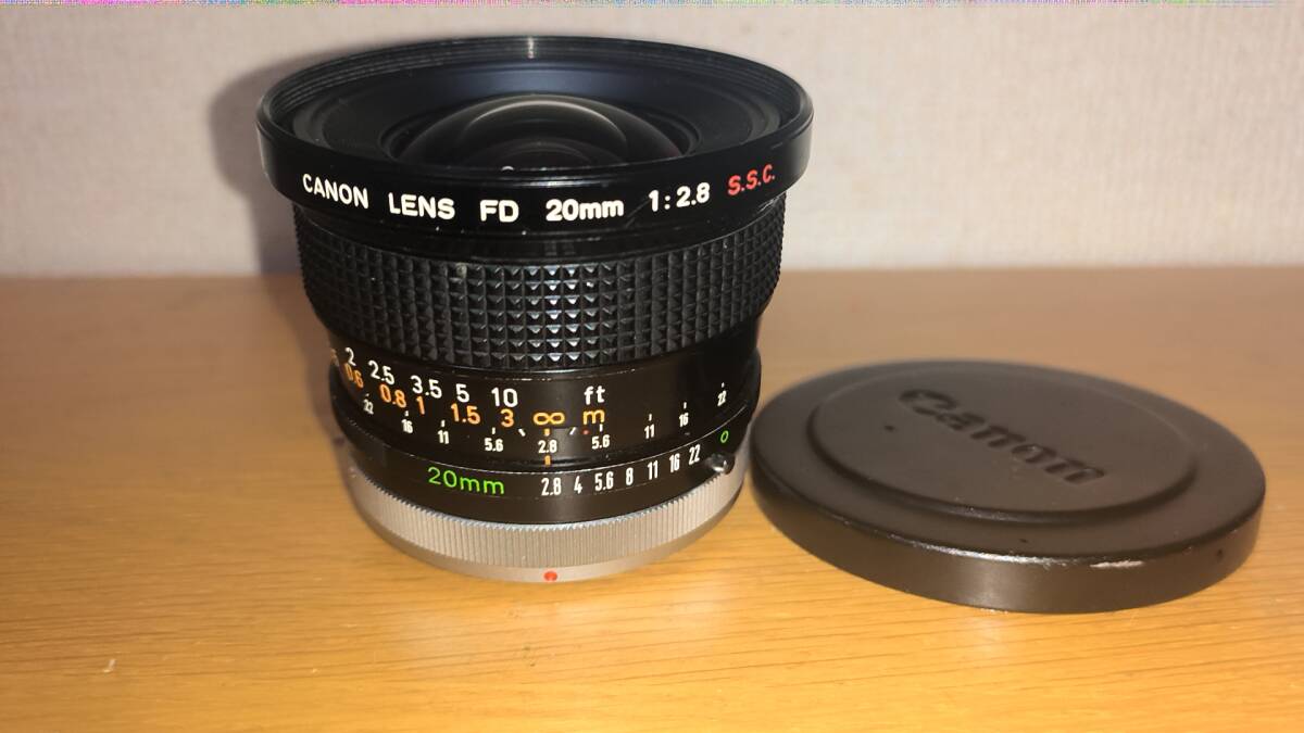 canon FD 20mm f2.8 S.S.C. キャノン 