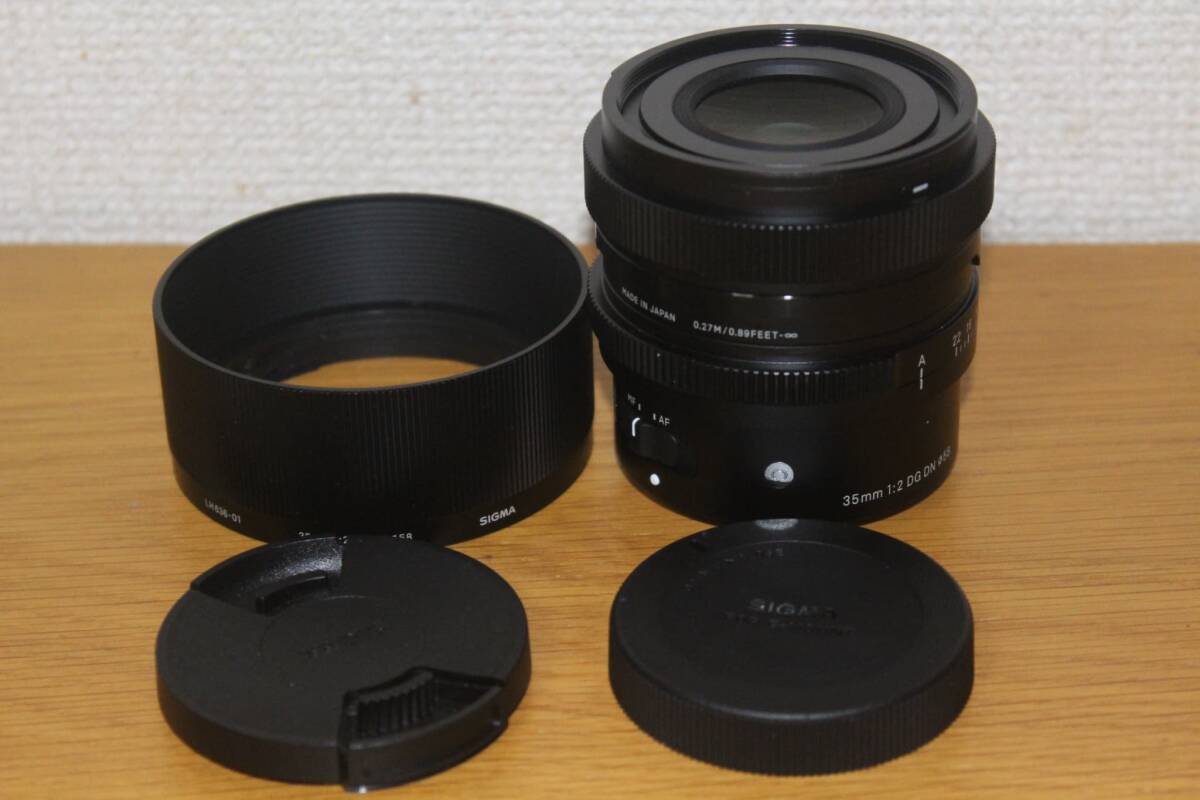 SIGMA 35mm f2 DG DN Contemporary for Sony e mount シグマ コンテンポラリーレンズ ソニー Eマウント 用